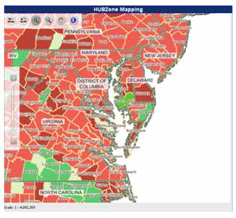 Hubzone Map