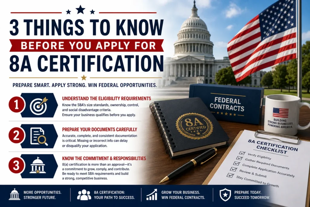 3 Things To Know Before You Apply For 8A Certification