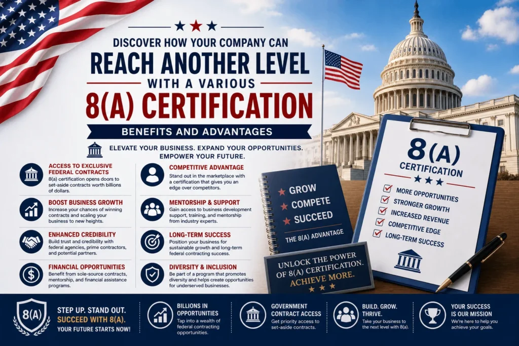 Discover How Your Company Can Reach Another Level With A Various 8a Certification Benefits And Advantages