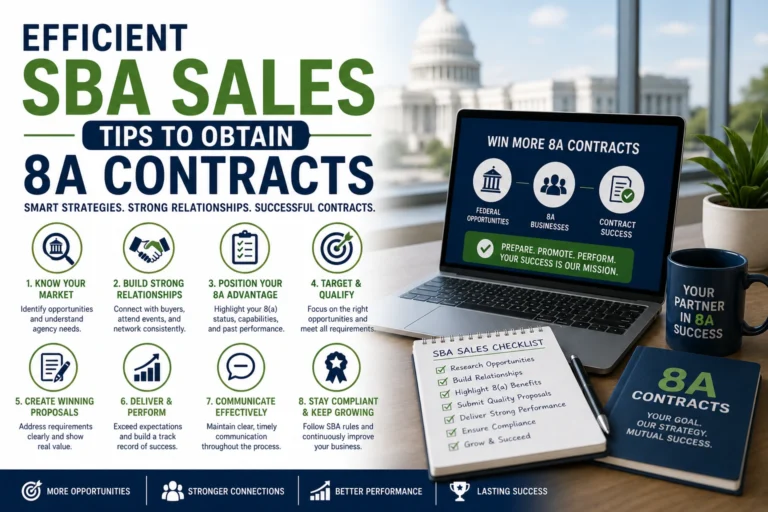 Efficient SBA sales tips to obtain 8A contracts