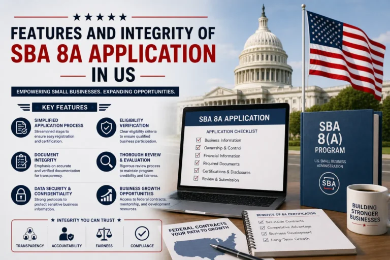 Features And Integrity Of SBA 8A Application In US