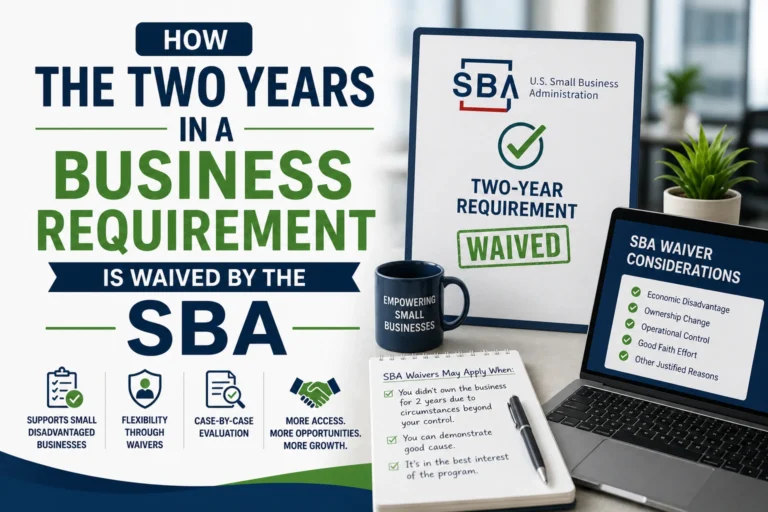 How The Two Years In A Business Requirement Is Waived By The SBA