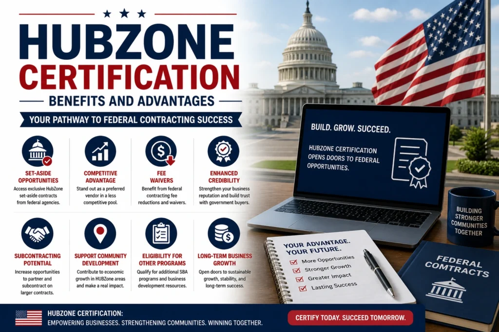 HubZone Certification Benefits and advantages
