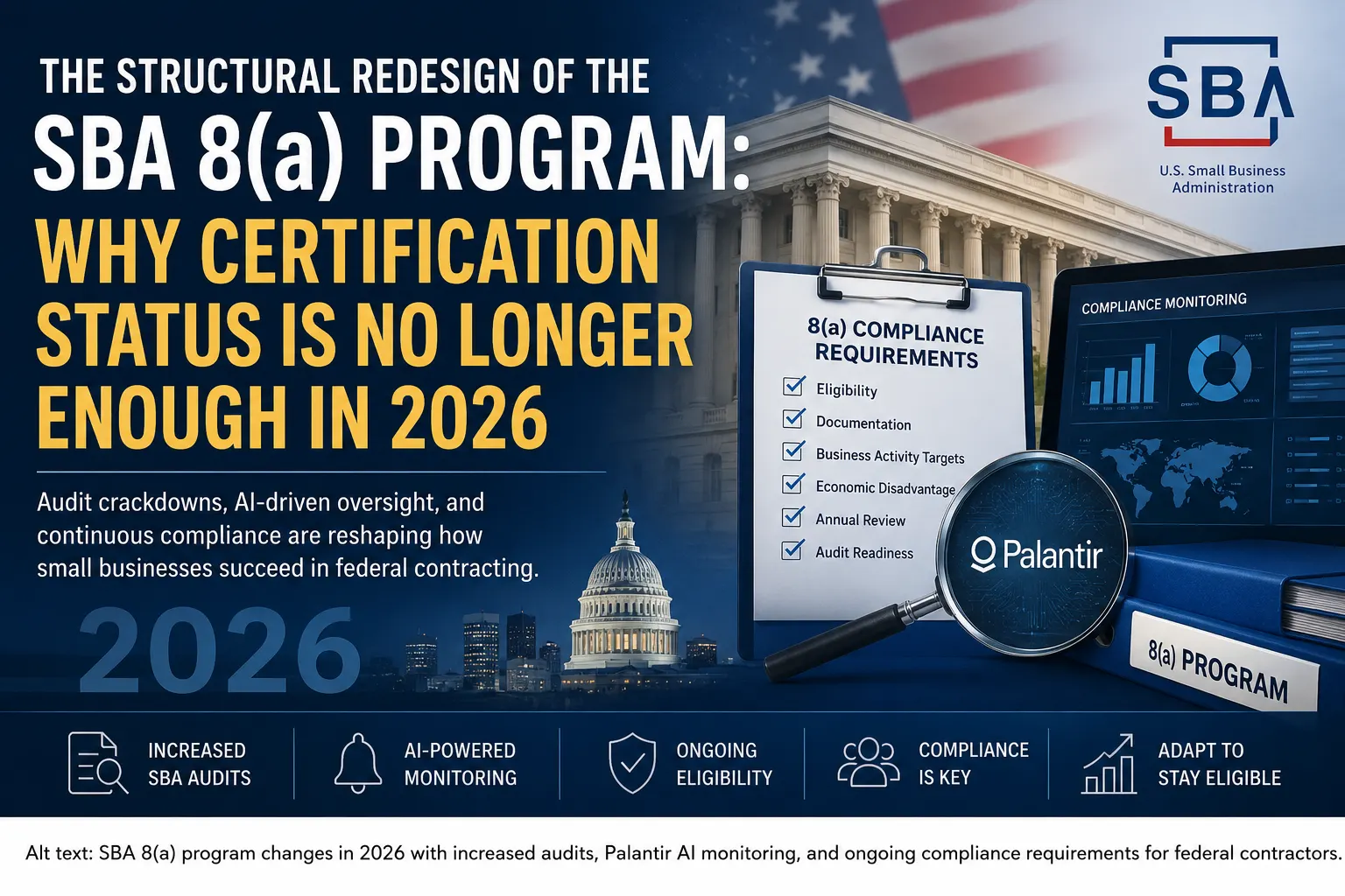The Structural Redesign of the SBA 8(a) Program in 2026