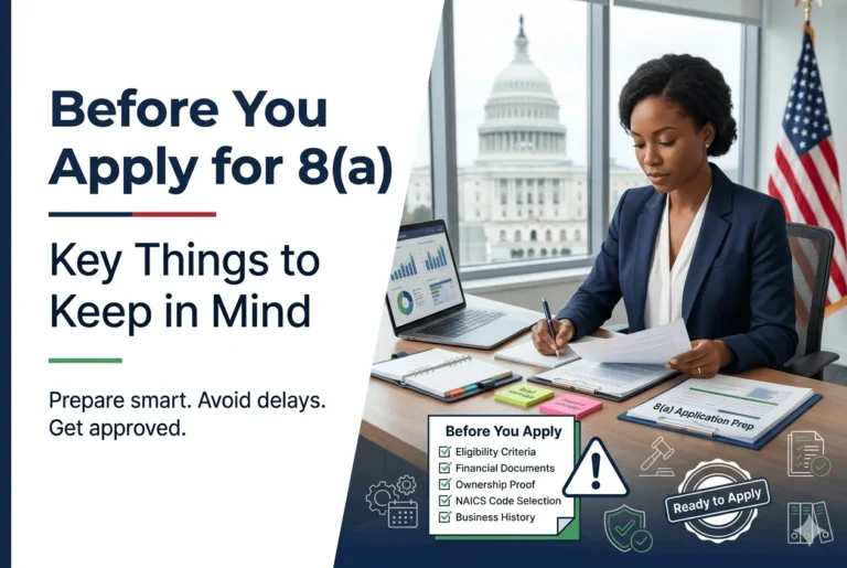 Things to keep in mind before applying for the 8a certification | SBA 8 ...